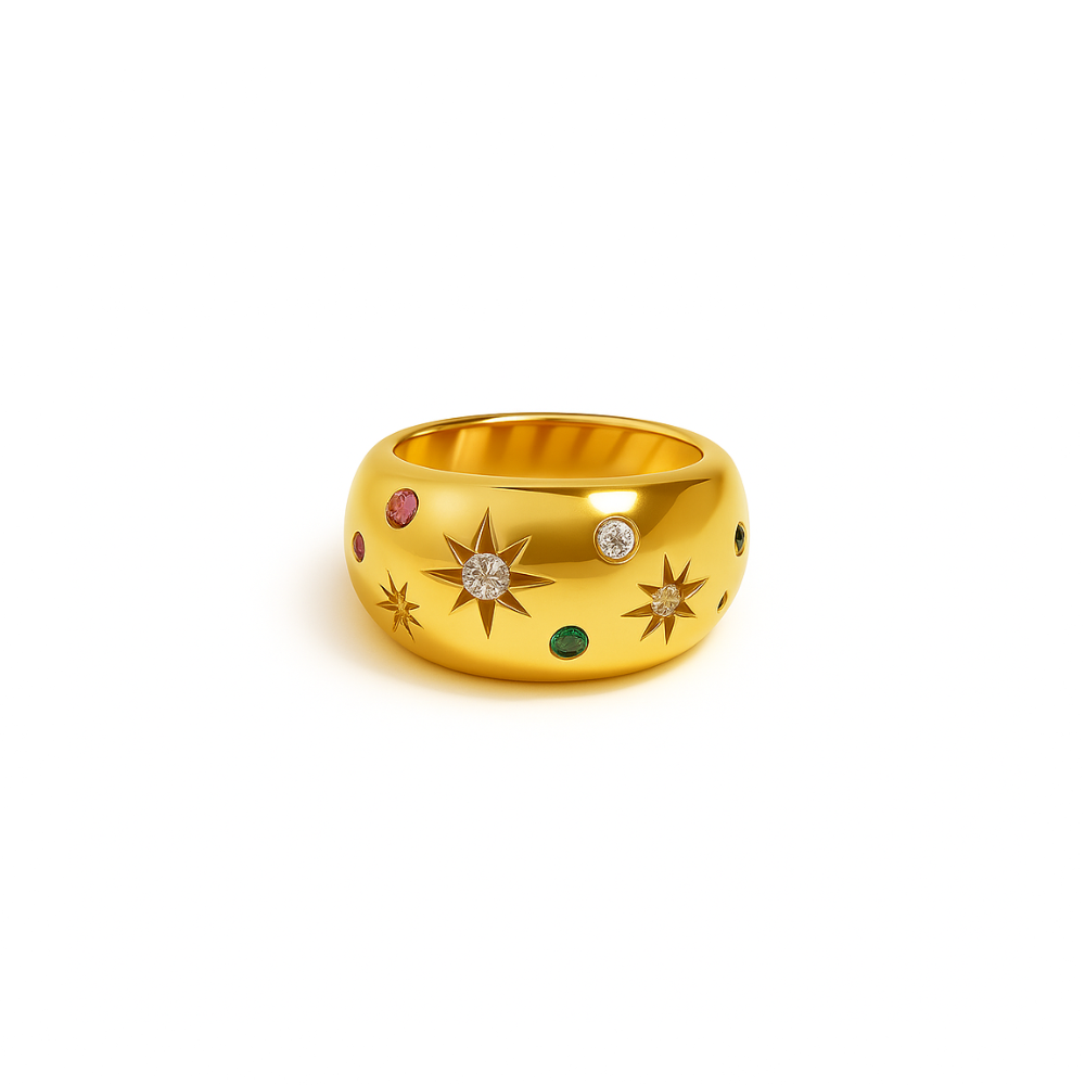 Stargaze Signet Ring