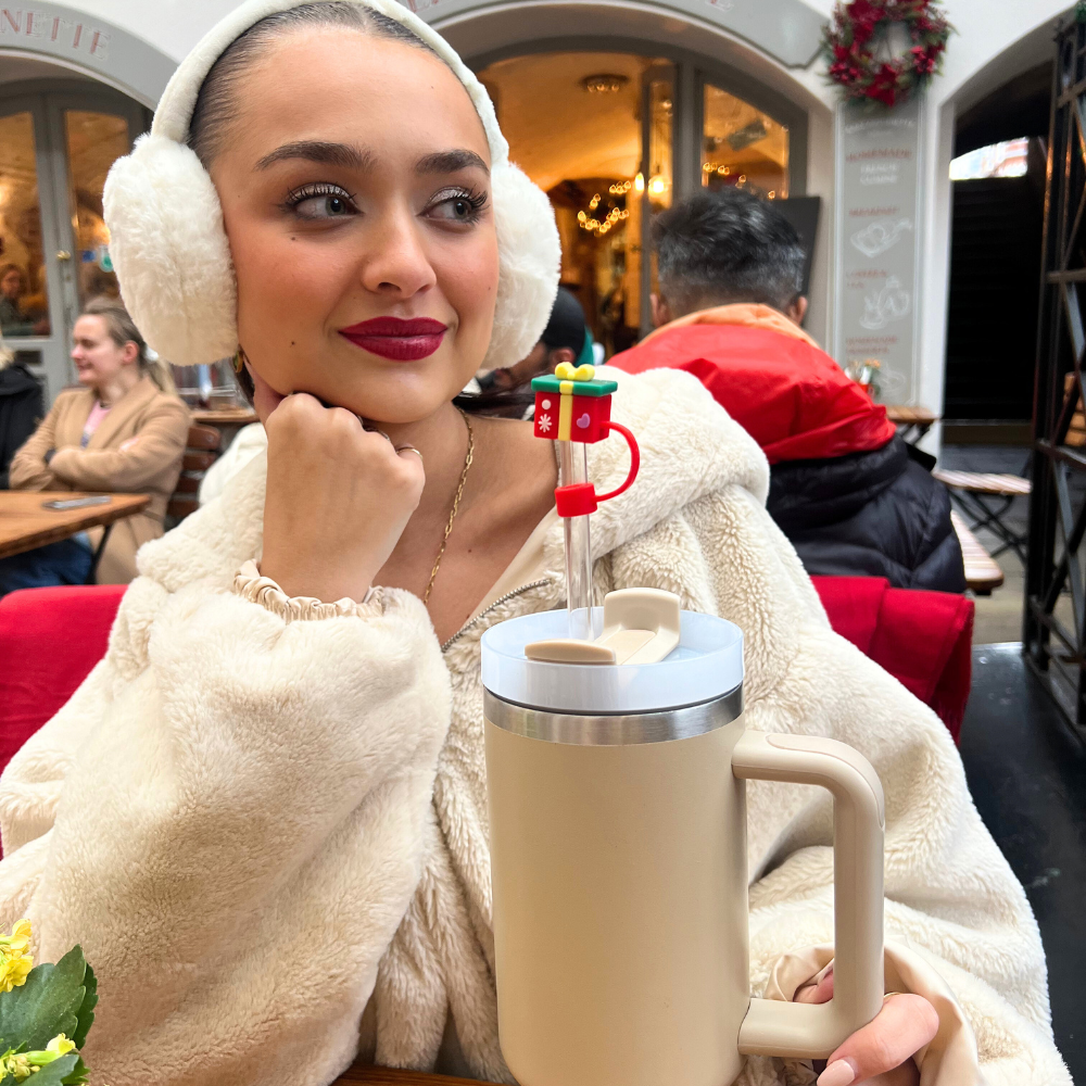 Noel Hediyesi Pipet Kılıfı