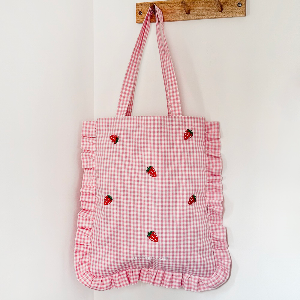 Tote Bag - Strawberry Picnic