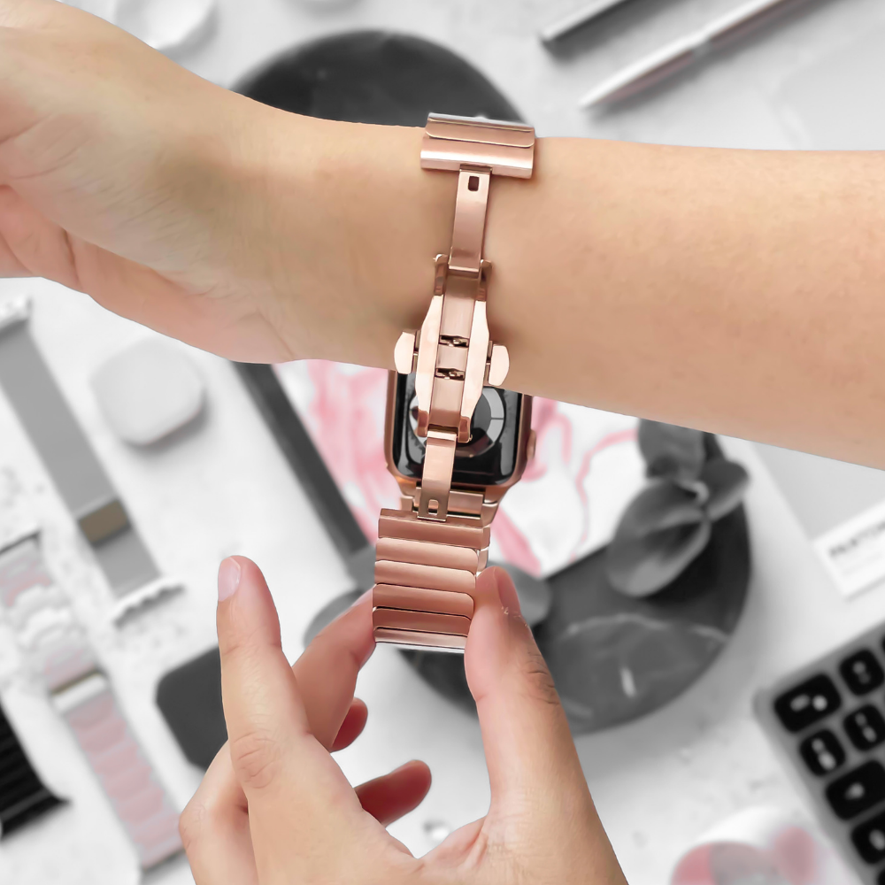 Slinky Apple Watch Strap - Rose Gold