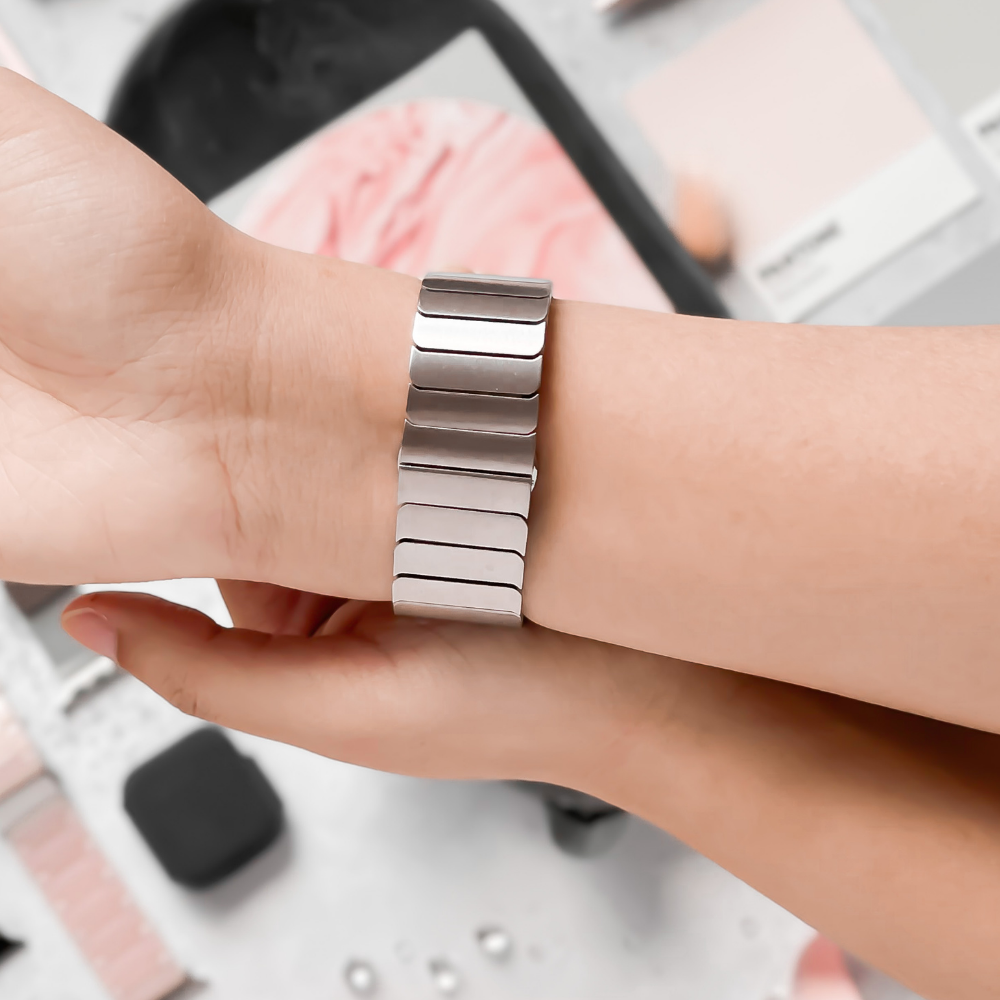 Slinky Apple Watch Strap - Silver