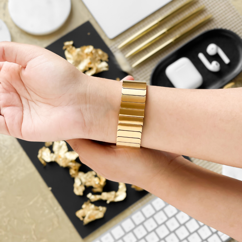 Slinky Apple Watch Strap - Gold