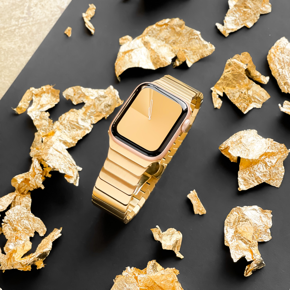 Slinky Apple Watch Strap - Gold