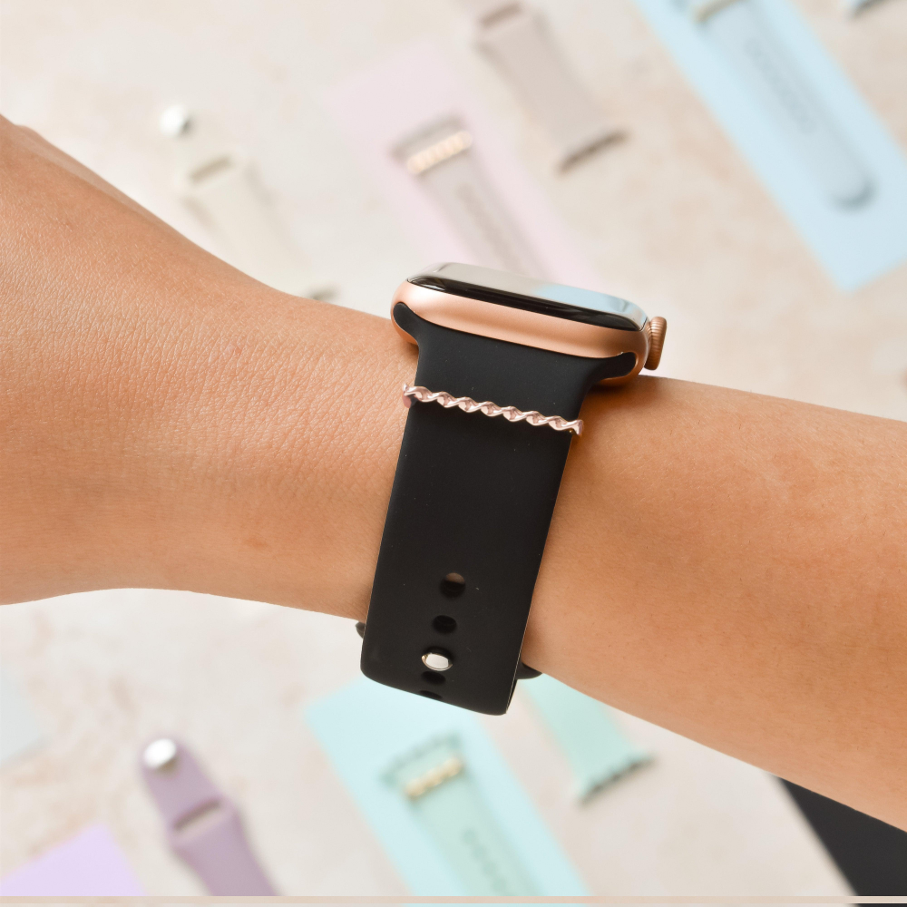 Watch Strap Charm - Rose Gold Twist
