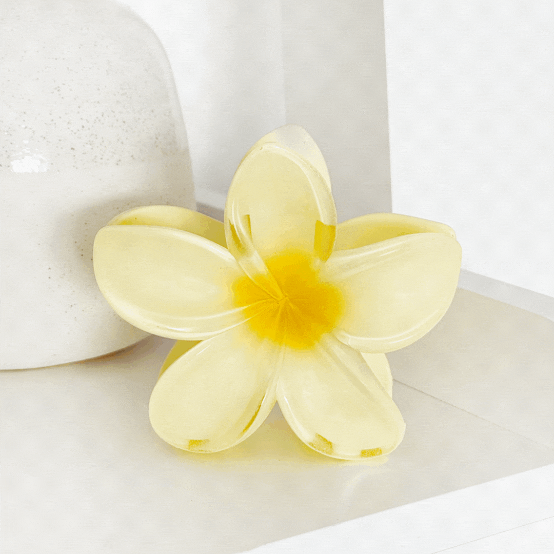 Tropical Flower Claw Clip Bundle - Golden Hour
