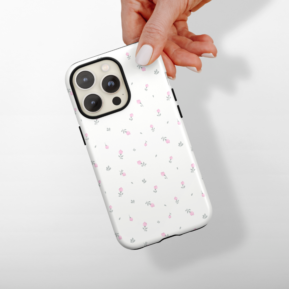 Tough MagSafe® Phone Case - Ditsy Floral White