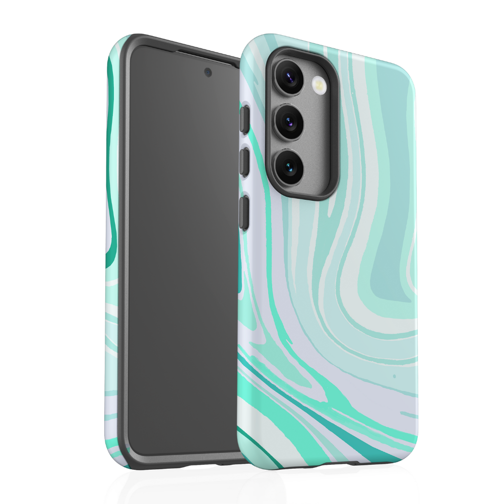 Samsung Phone Case - Mint Swirls