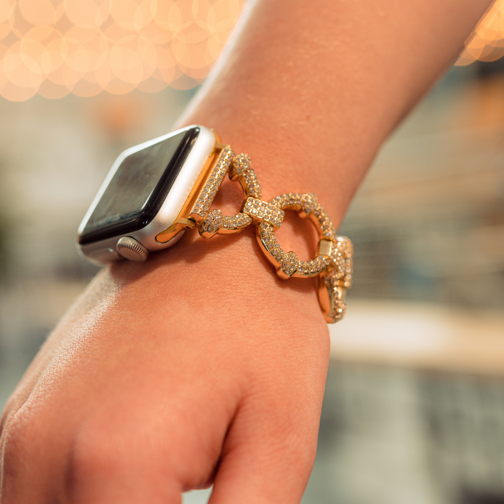 Elmaslı Bileklik Apple Watch Kayışı