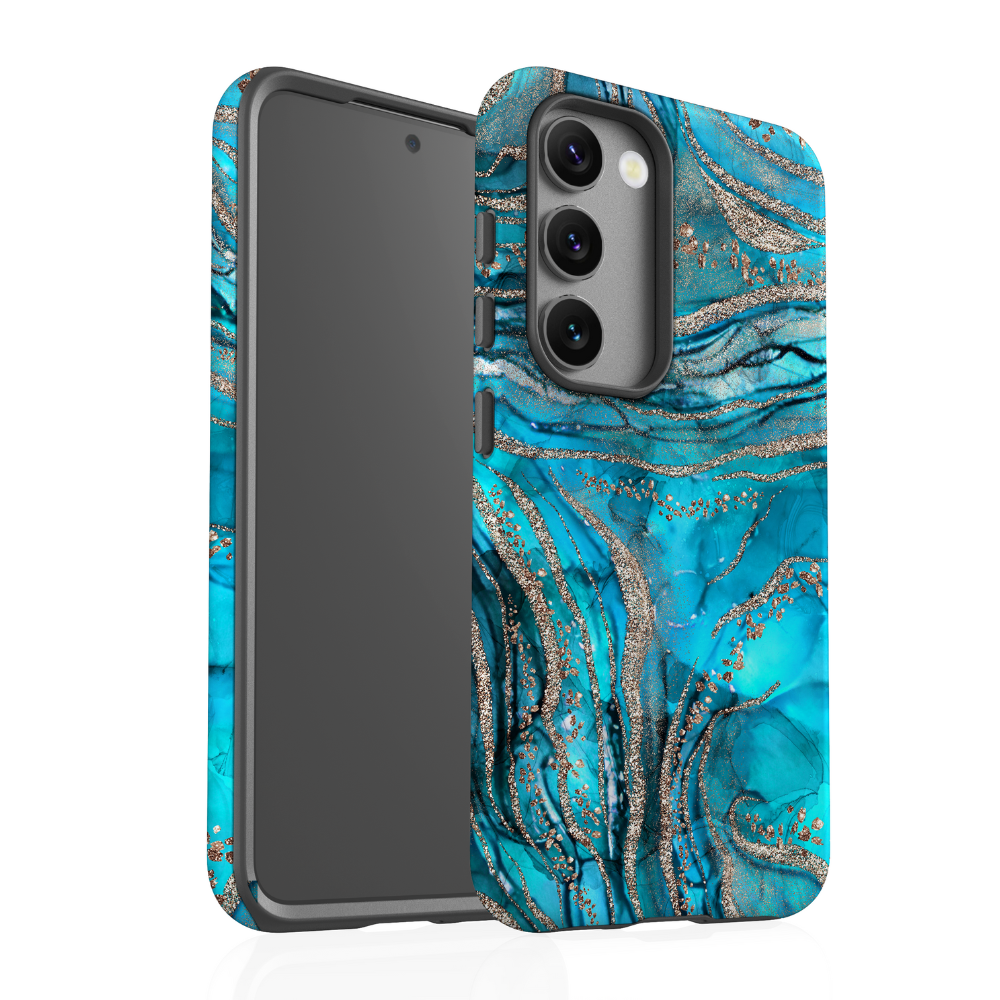 Samsung Phone Case - Turquoise Crystal Algate
