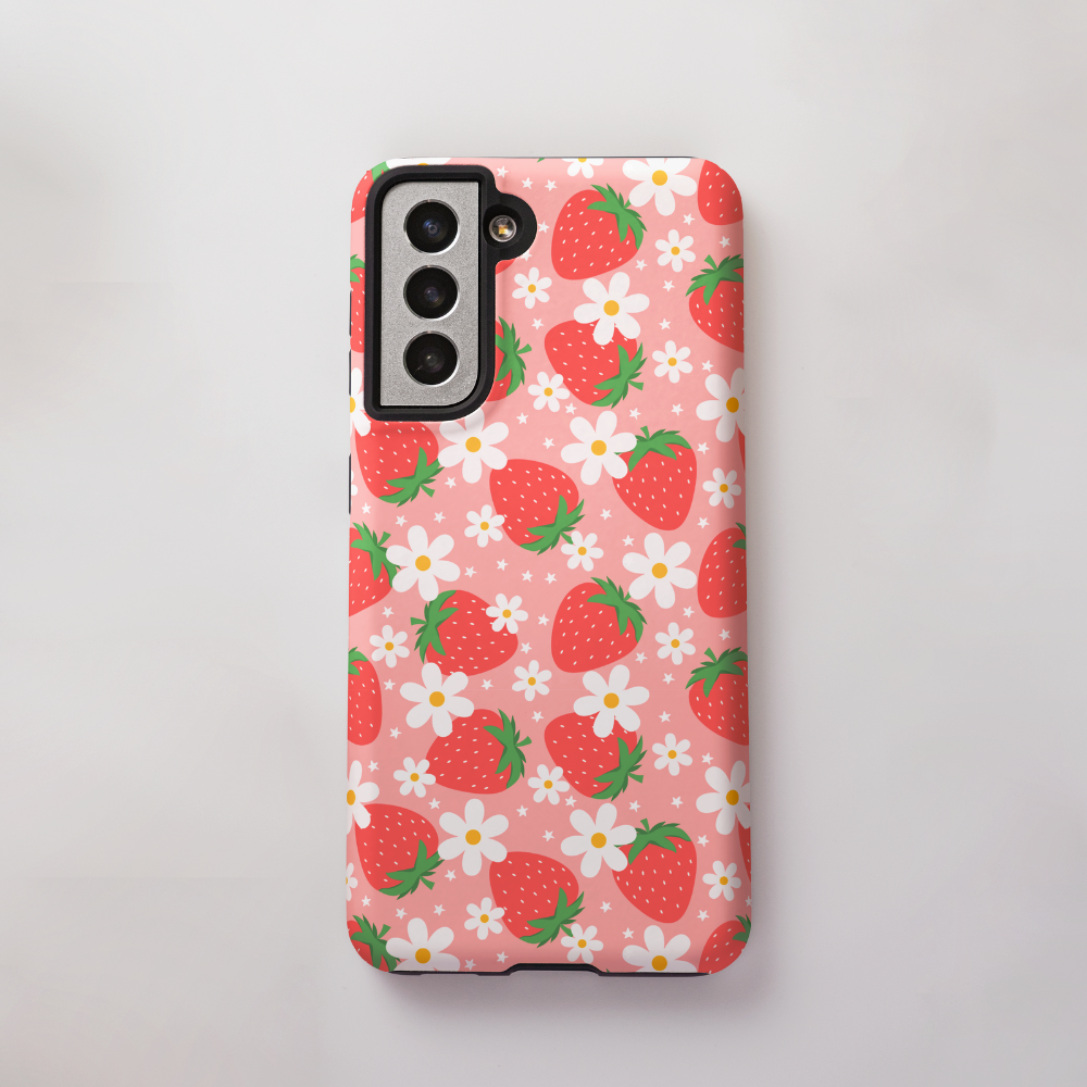 Samsung Phone Case - Berry Cute Strawberry