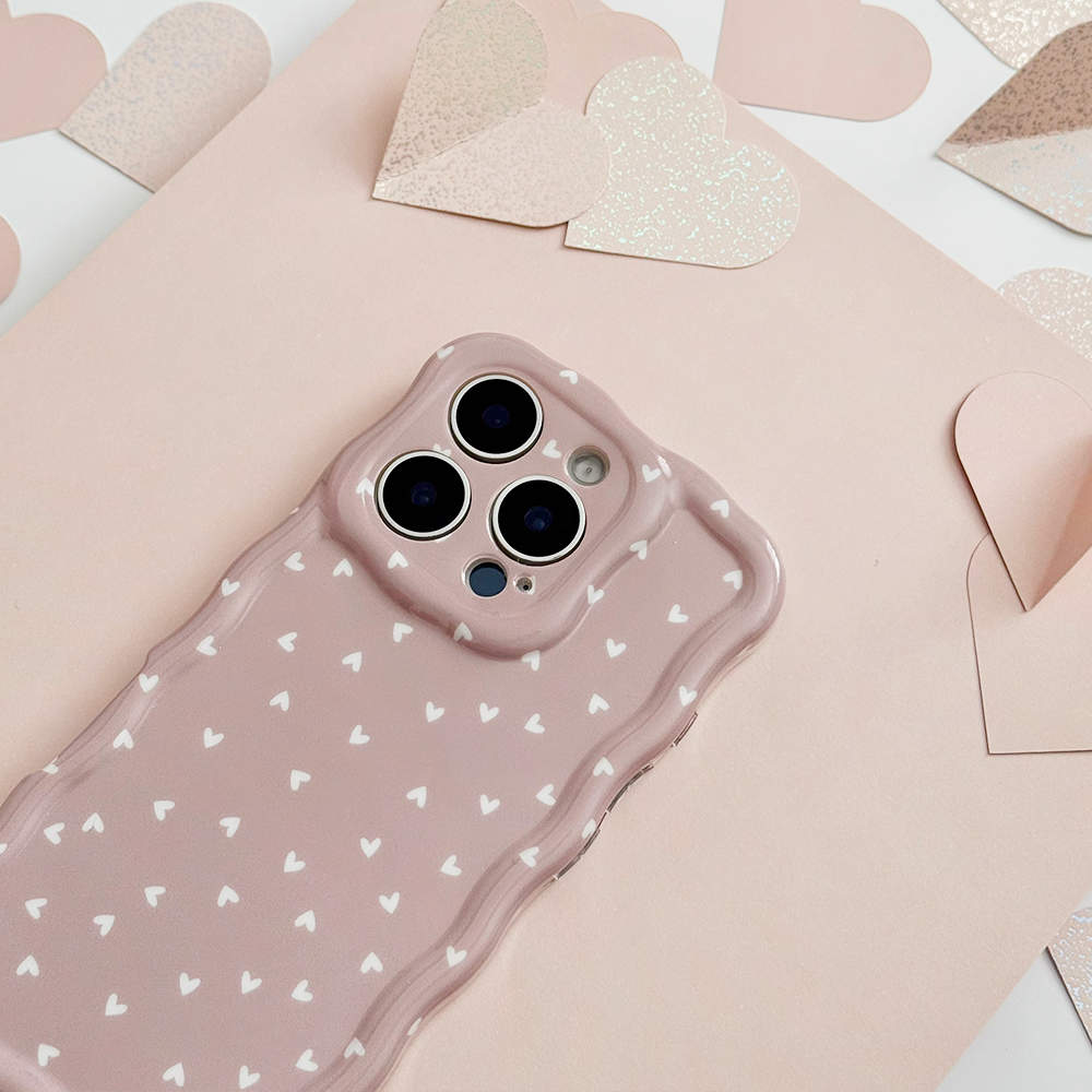 Wavy Phone Case - Chai Hearts