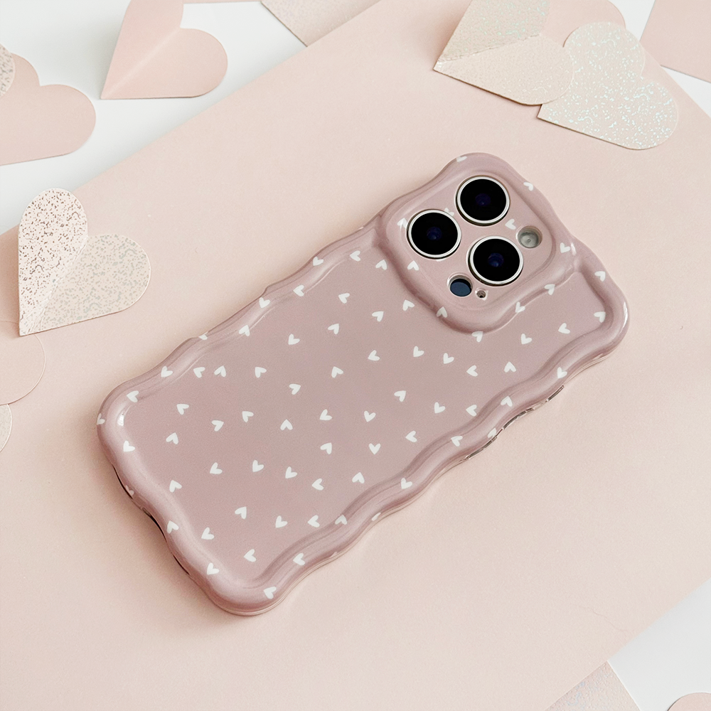 Wavy Phone Case - Chai Hearts
