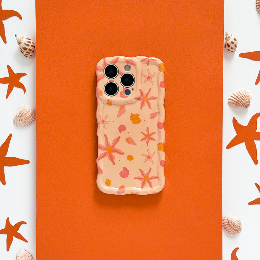Wavy Phone Case - Peachy Beach