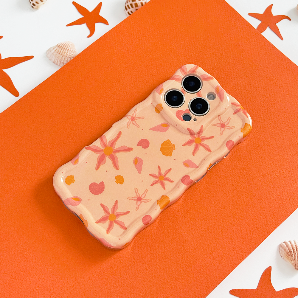 Wavy Phone Case - Peachy Beach