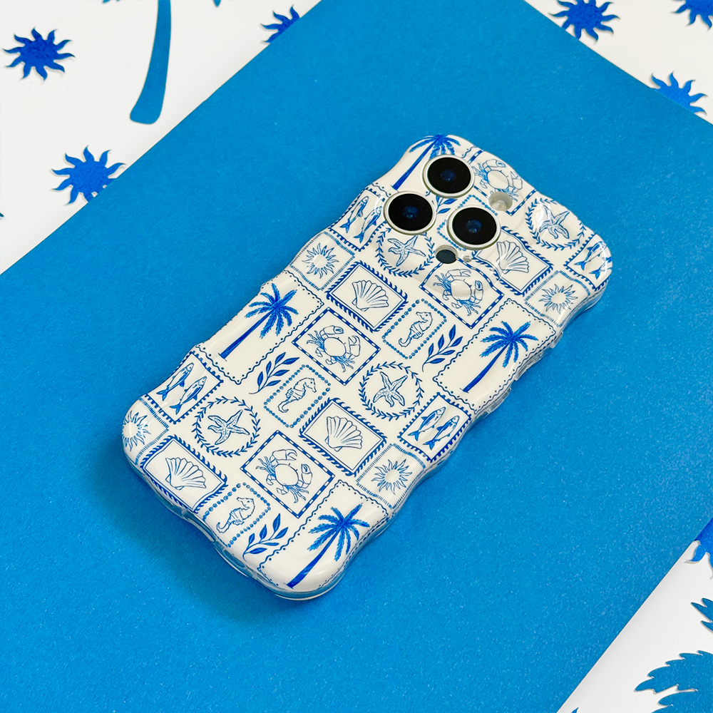 Wavy Phone Case - Malibu Drive