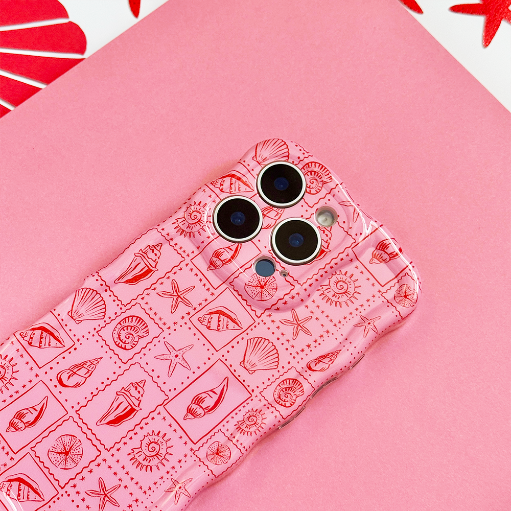 Wavy Phone Case - Seashell Riviera