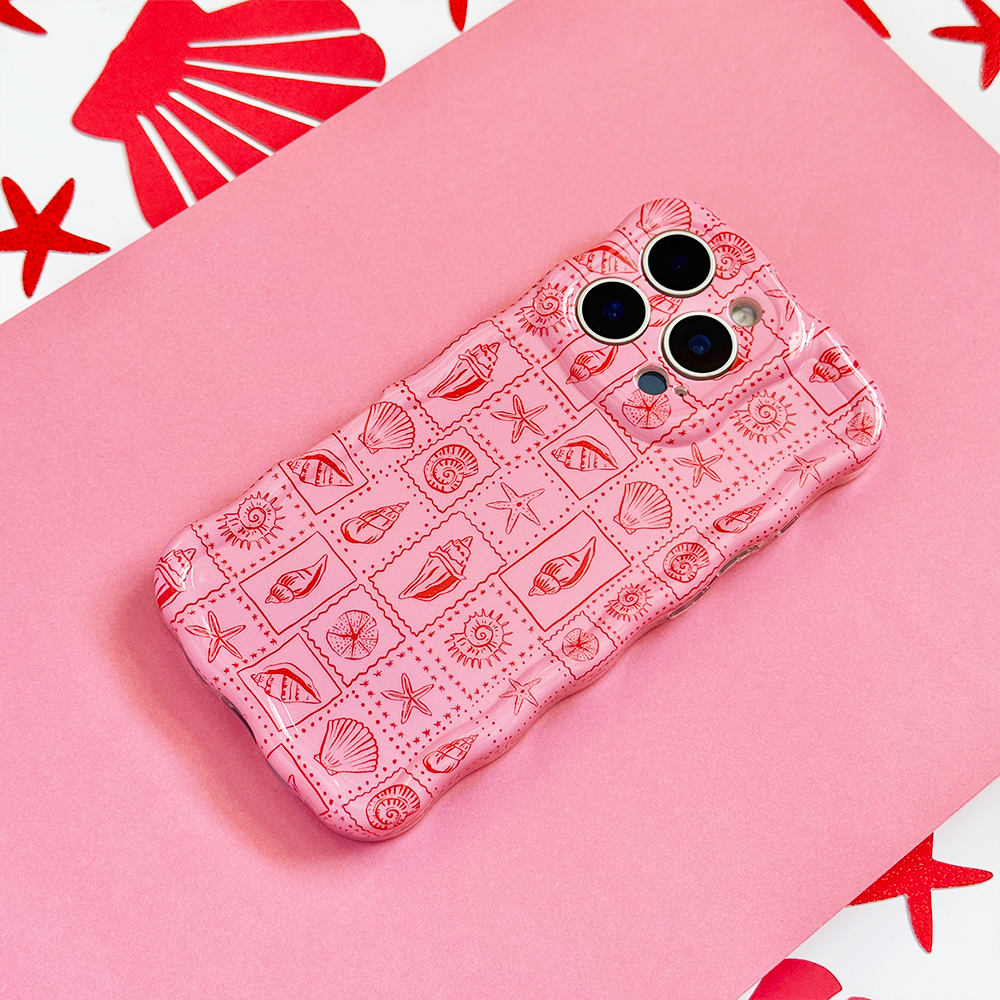 Wavy Phone Case - Seashell Riviera