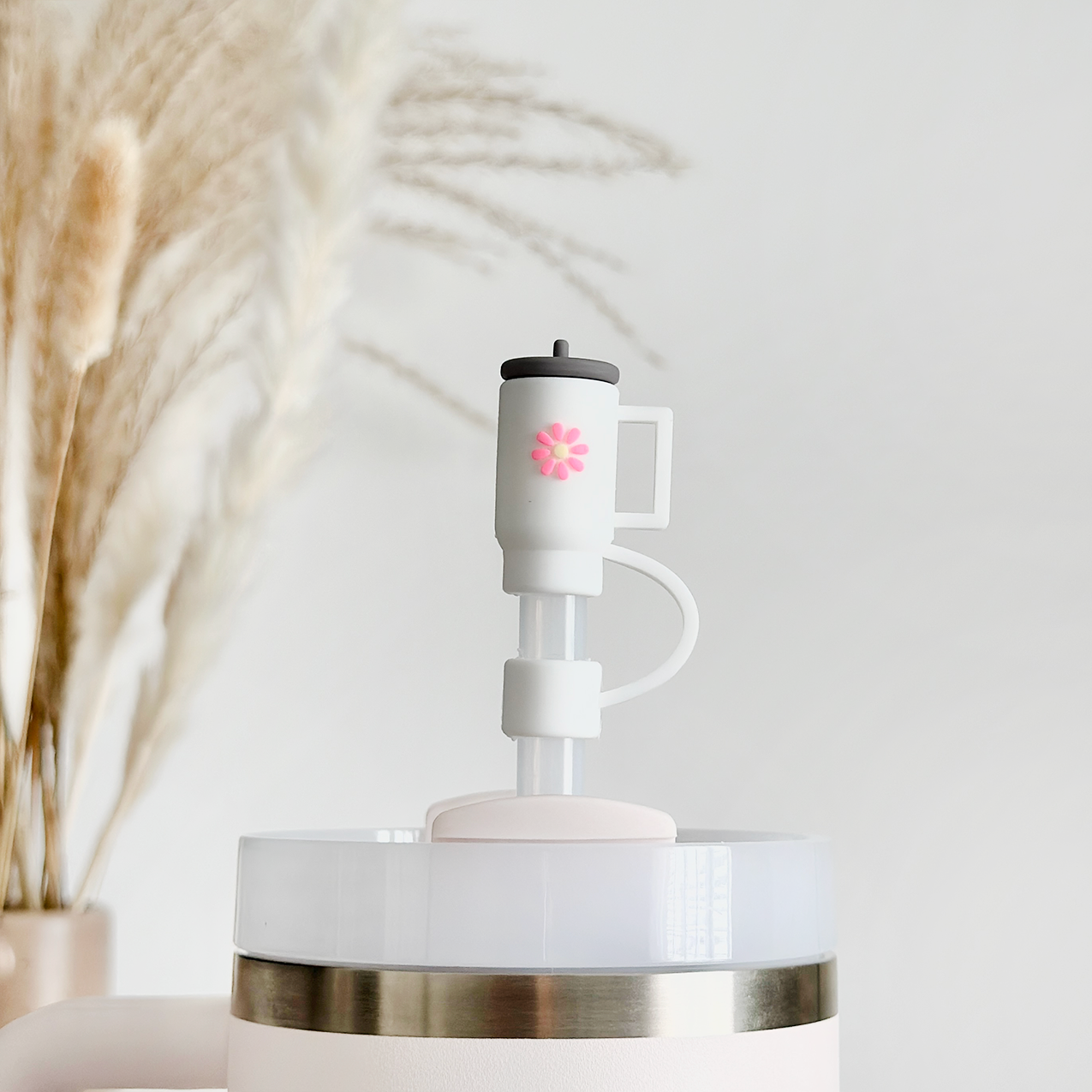 Mini Beyaz Bardak Pipet Kılıfı