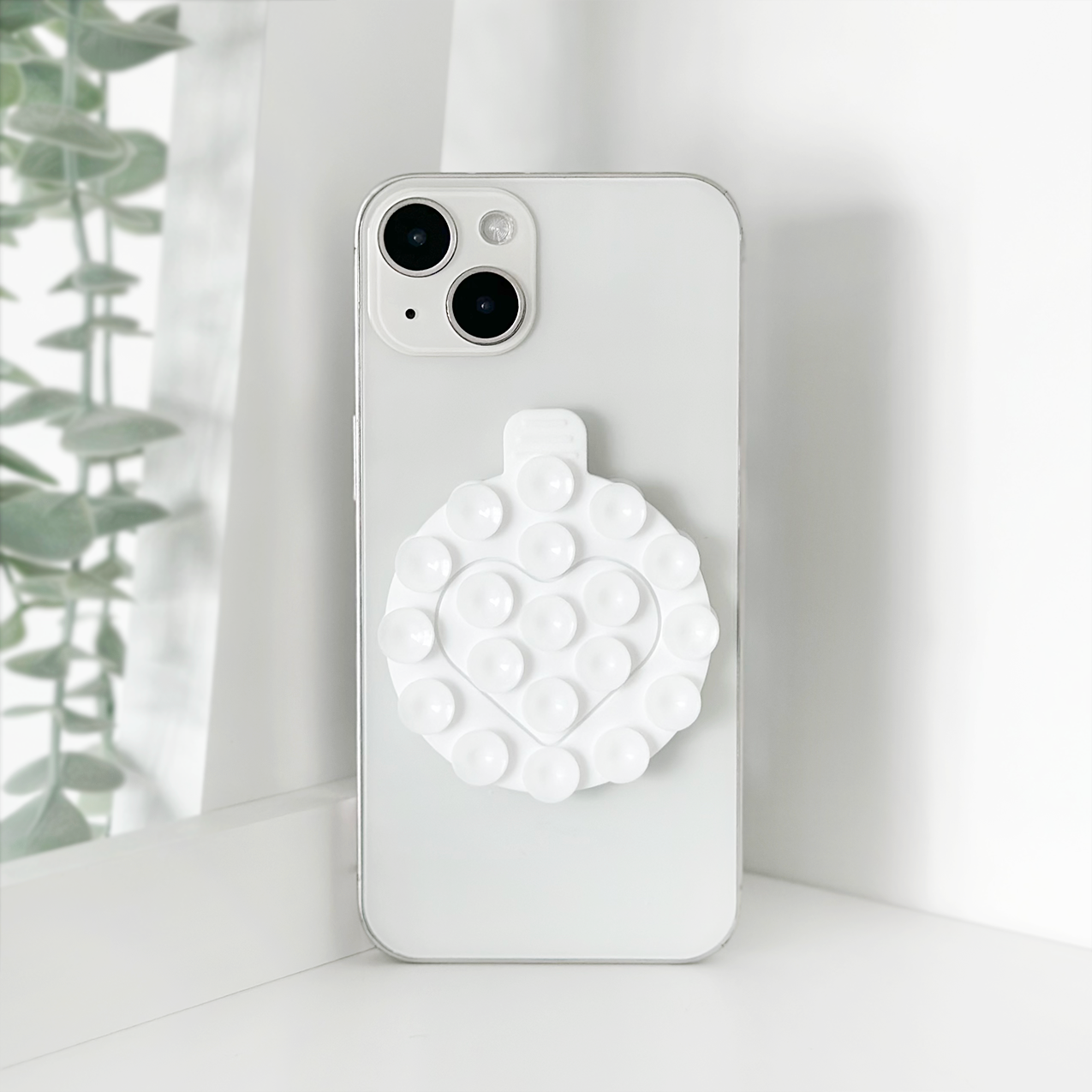 Suction Phone Holder - White