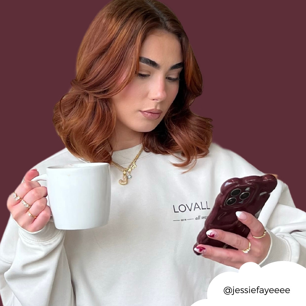 3D Baloncuklu Telefon Kılıfı - Bordo