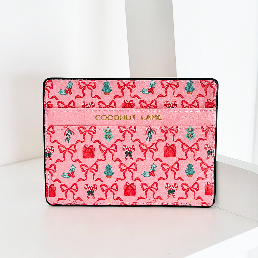 Noel Öpücükleri Kart Tutucu