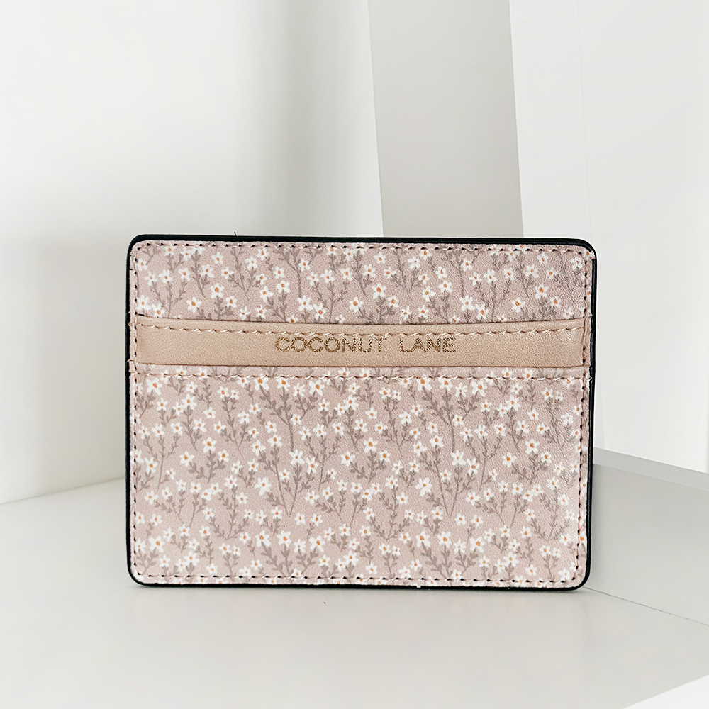 Çıplak Çiçekler Kart Tutucu