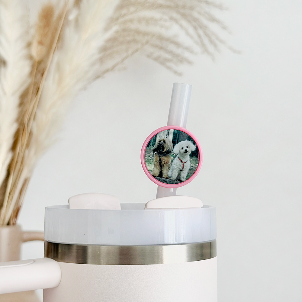 Kişiselleştirilmiş Yuvarlak Pipet Ucu - Pembe