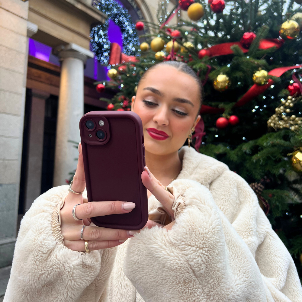 Cloud Soft NAKD Telefon Kılıfı - Bordo