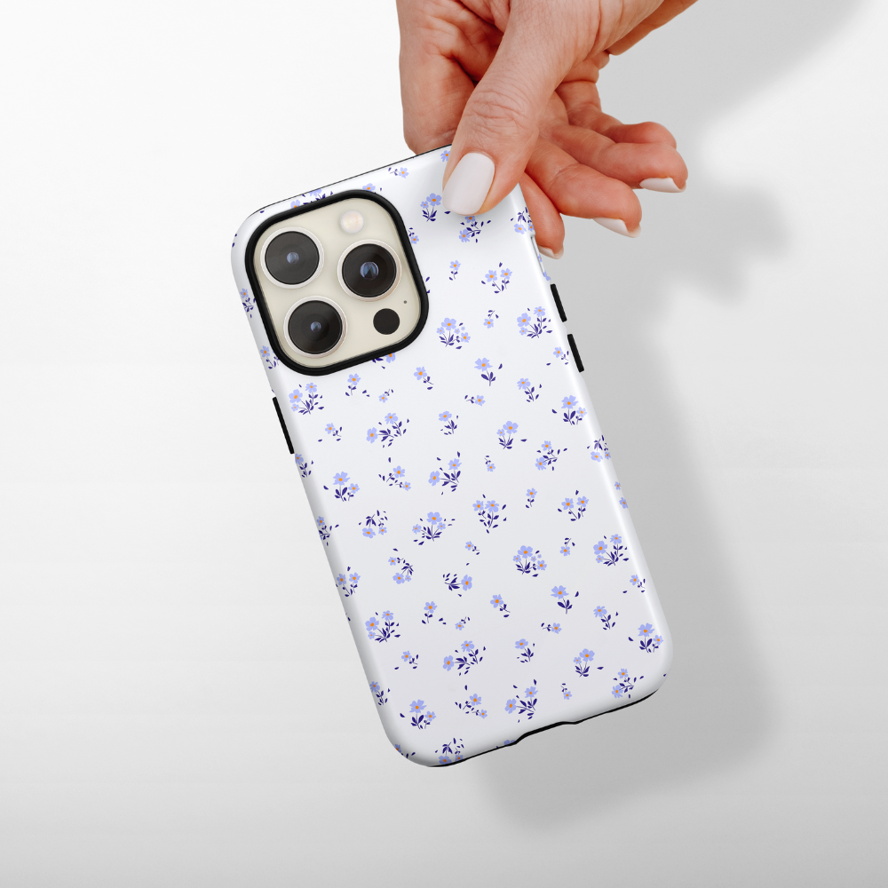Tough MagSafe® Phone Case - Ditsy Floral Periwinkle