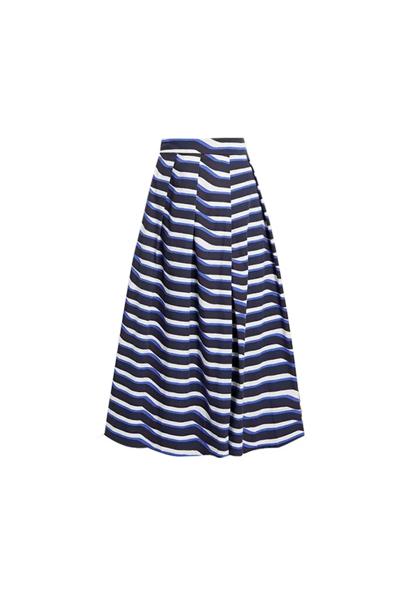 Denim Bandeau One Piece Swimsuit Set