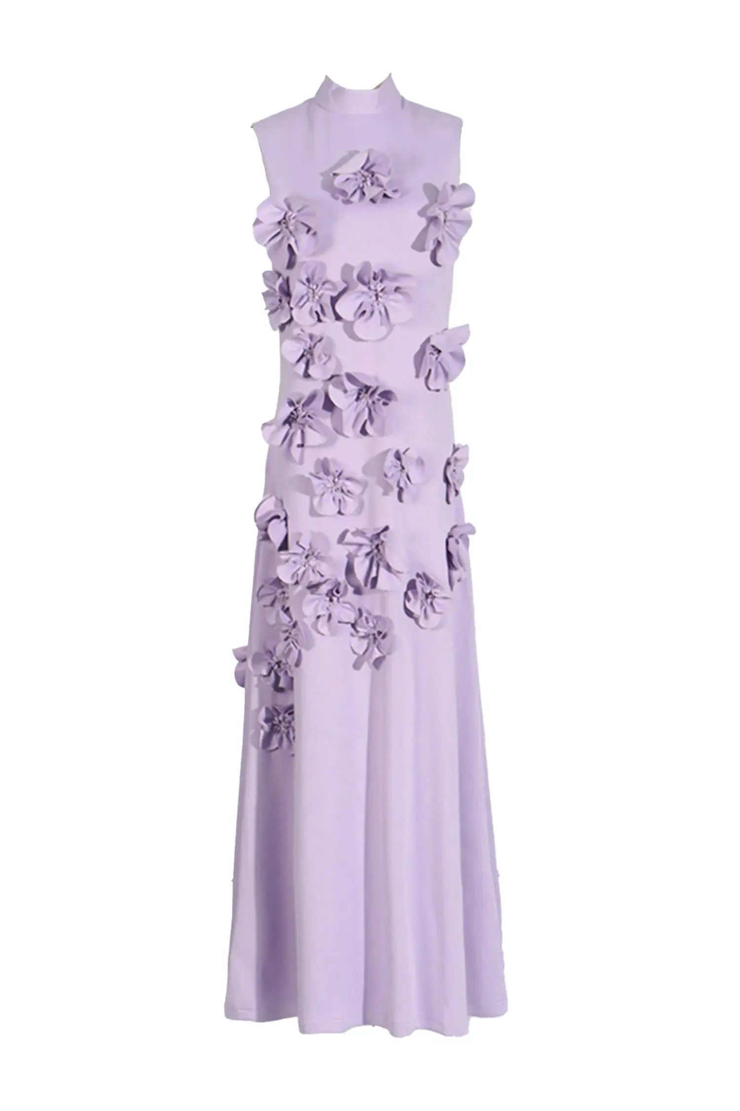 Ethel Flower Embellished Sleeveless Maxi Dress