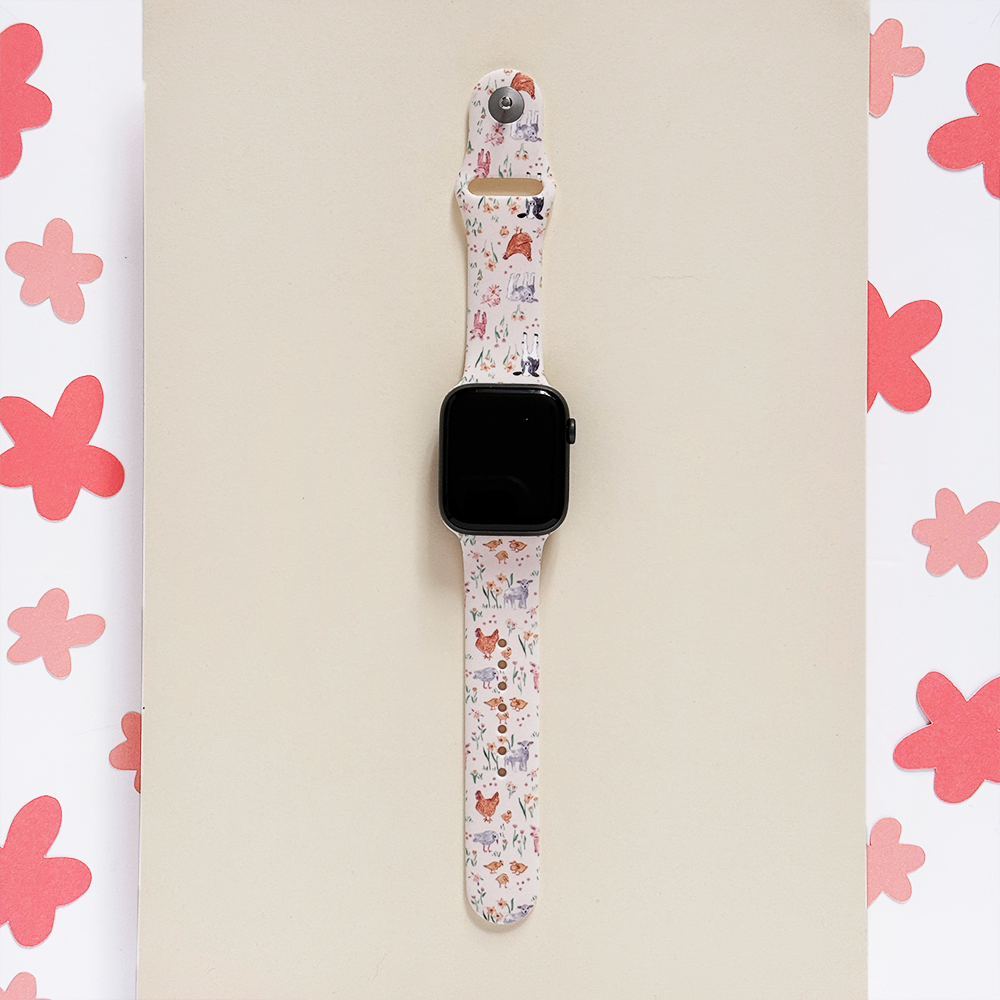 Çiftlik Hayvanları Apple Watch Kayışı