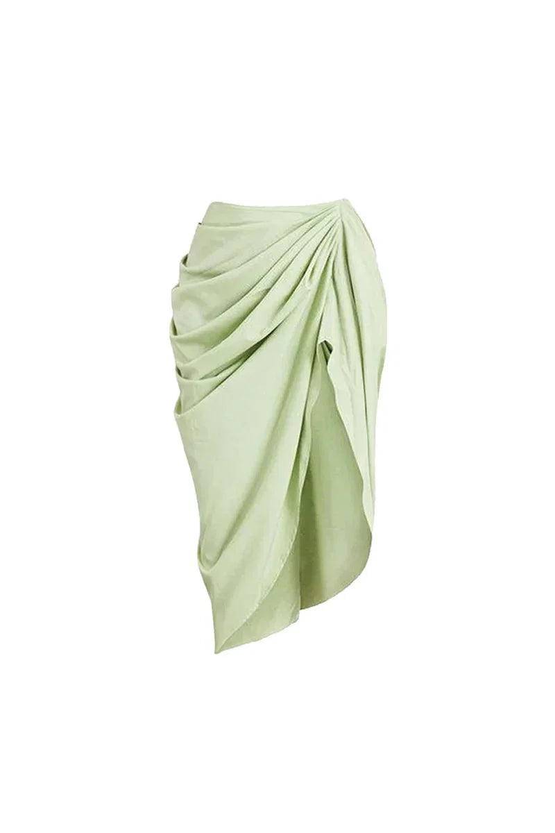 Apple Green Vintage Style Swimsuit Set