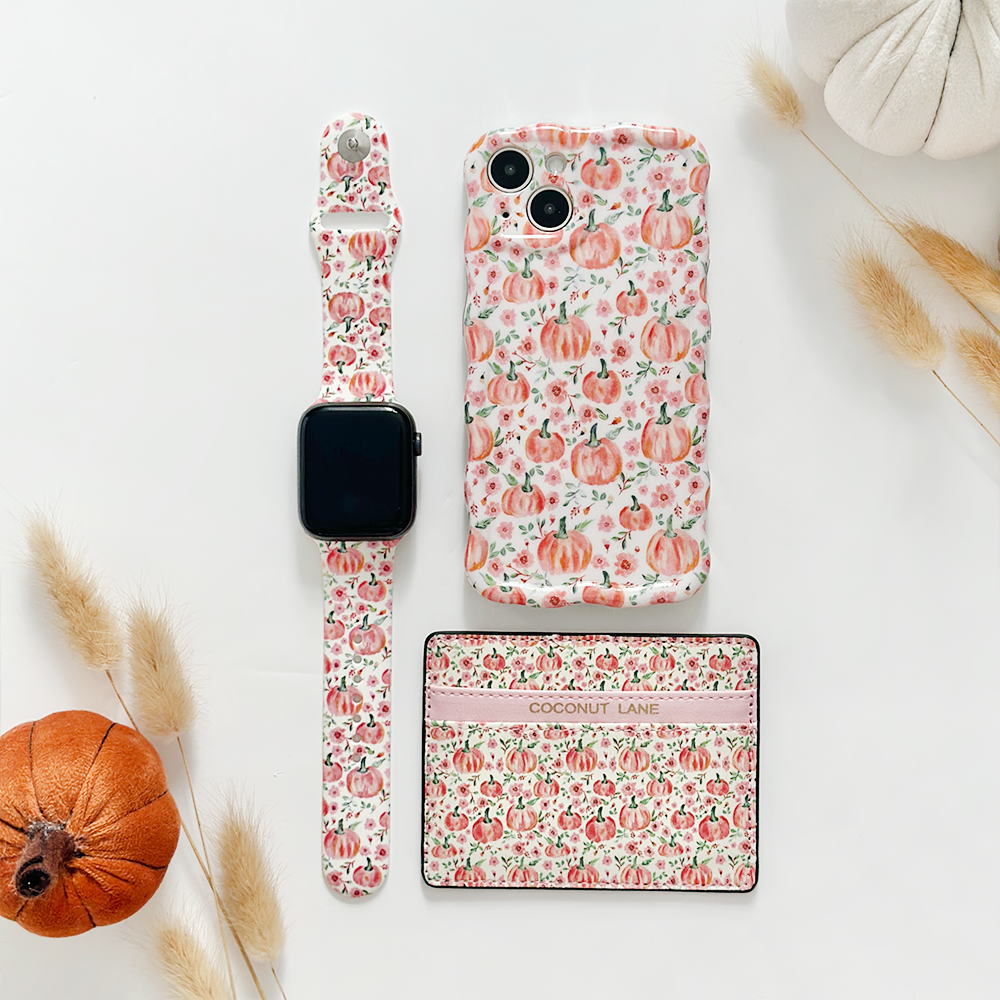 Dalgalı Telefon Kılıfı - Şirin Balkabakları