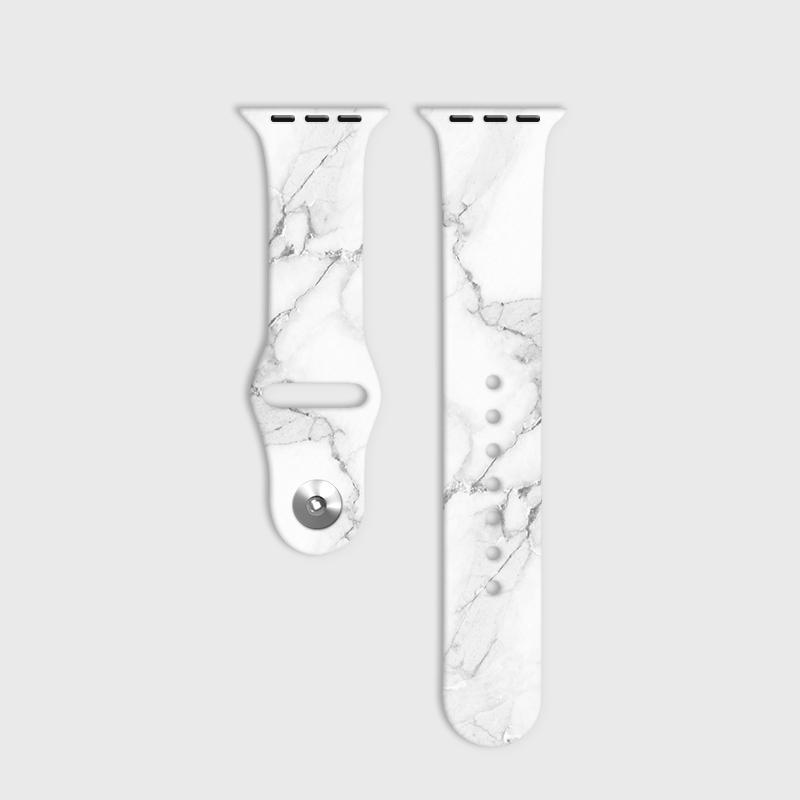 Mermer Desenli Apple Watch Kayışı