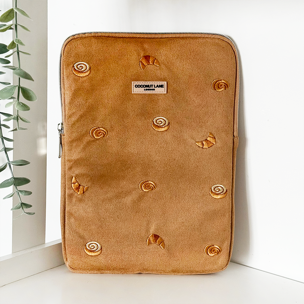Suedette Croissant Club - iPad Sleeve