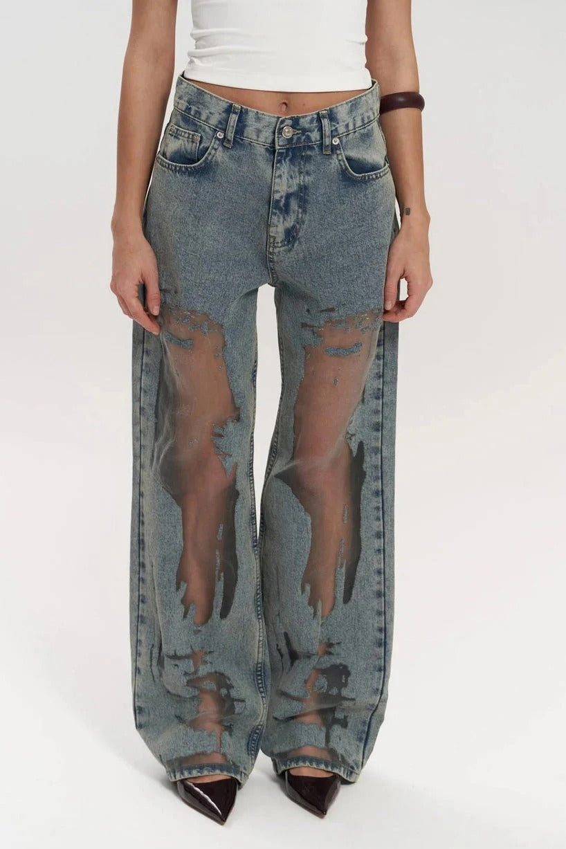 Trixie Blue Transparent Jeans