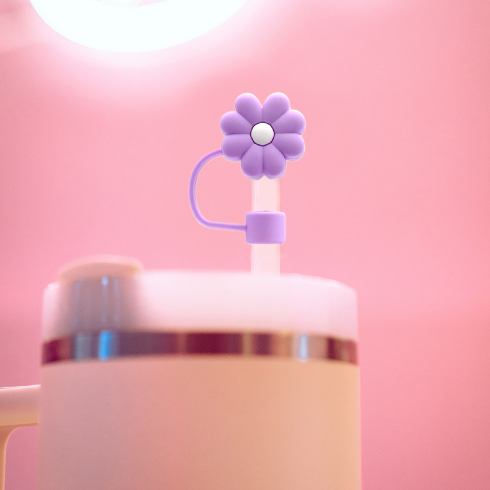 Leylak Çiçeği Desenli Hasır Örtü