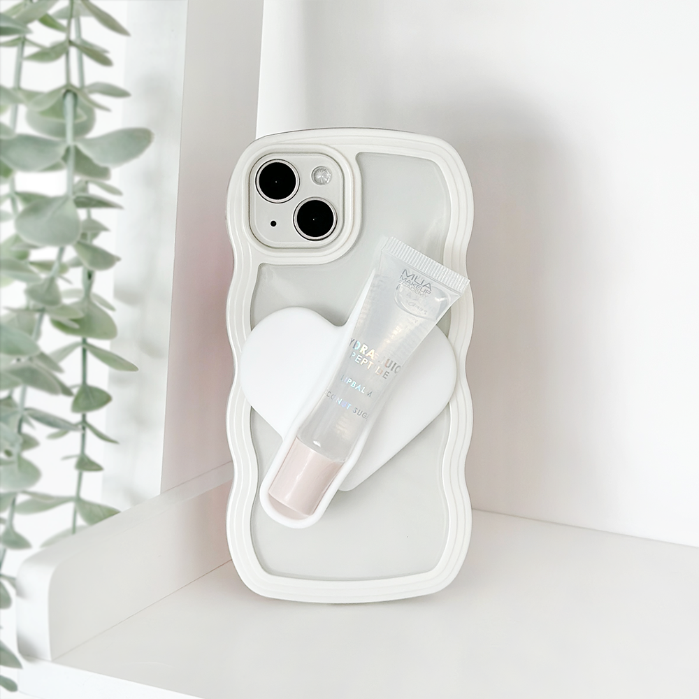 Dudak Parlatıcısı Tutucu Etiket - Beyaz