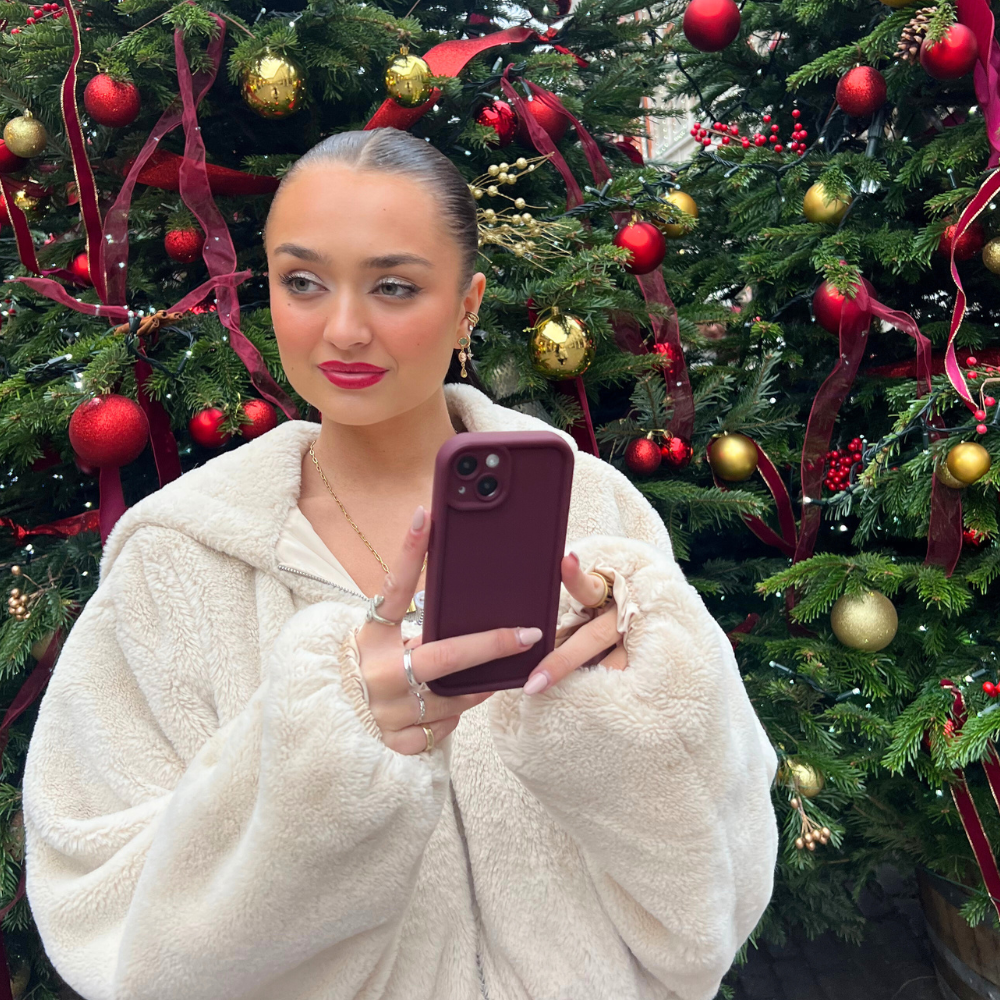 Cloud Soft NAKD Telefon Kılıfı - Bordo