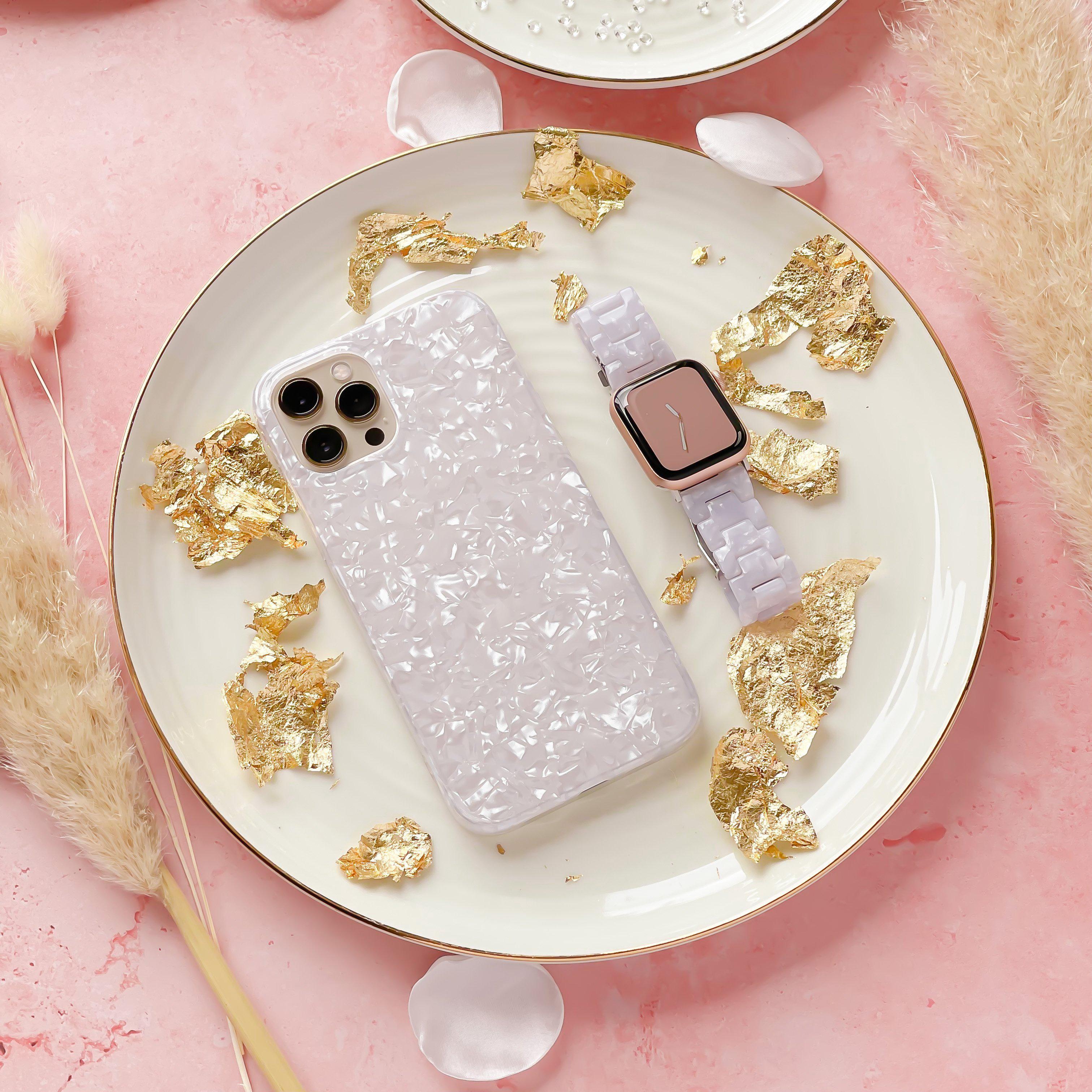 Lüks İnci Apple Watch Kayışı