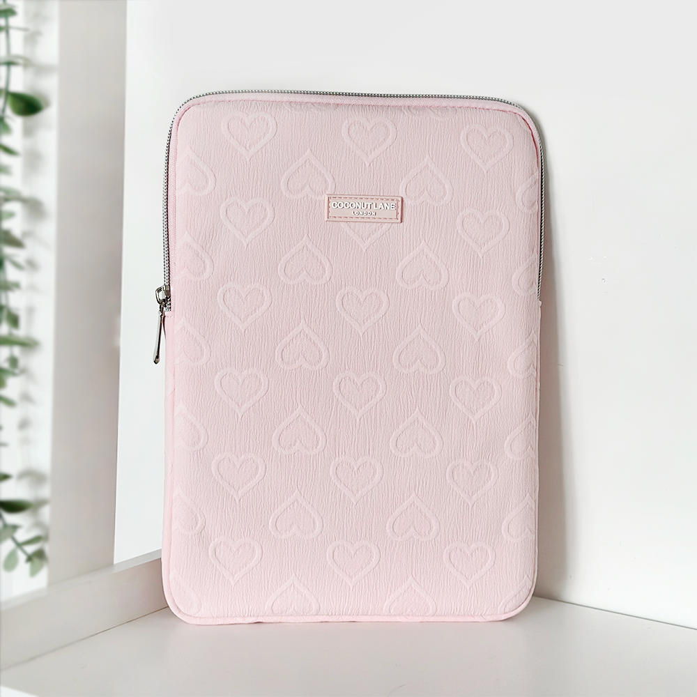Baby Pink Heart iPad Sleeve