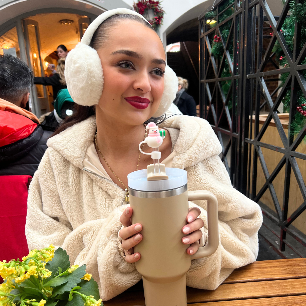 Pembe Kardan Adam Pipet Kılıfı