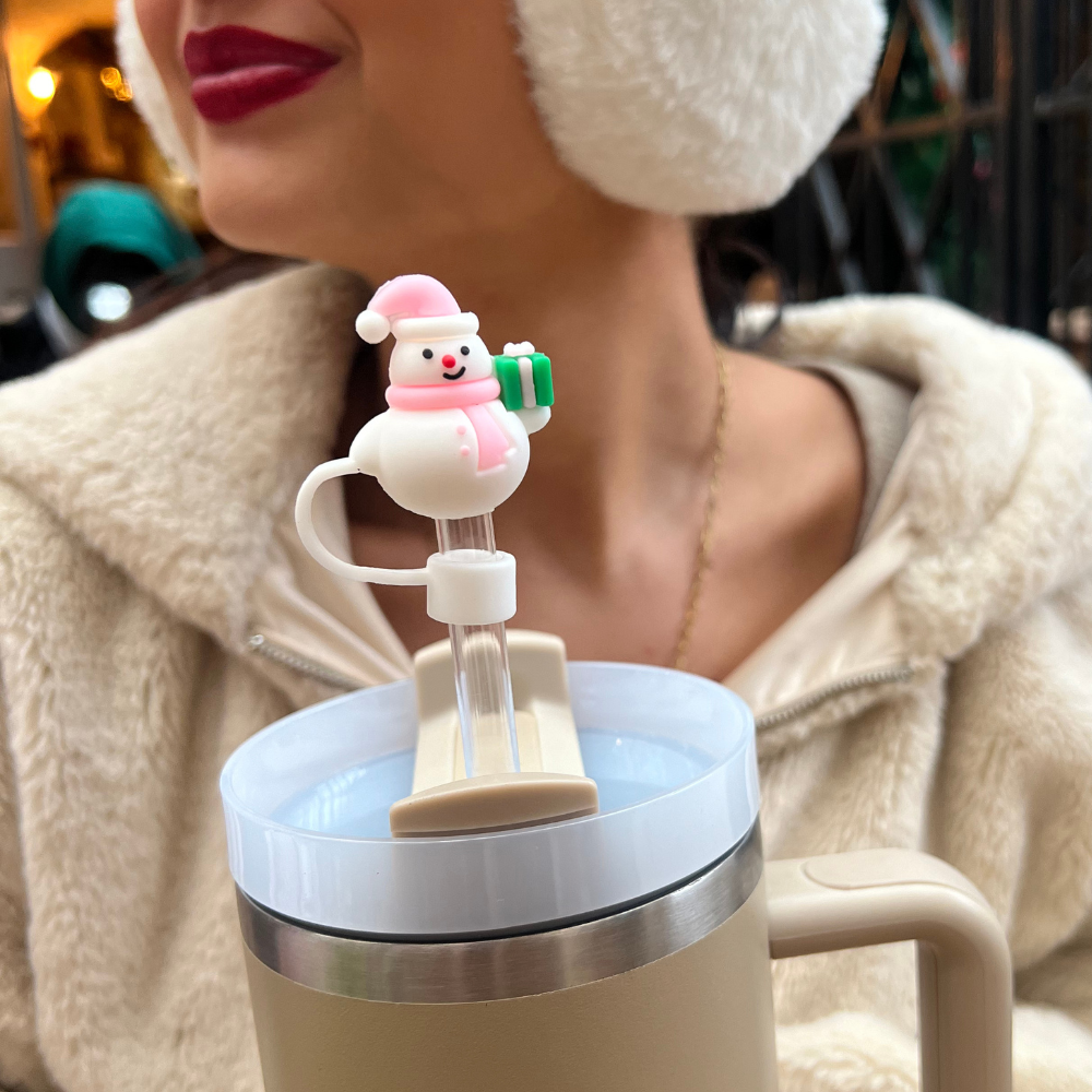 Pembe Kardan Adam Pipet Kılıfı