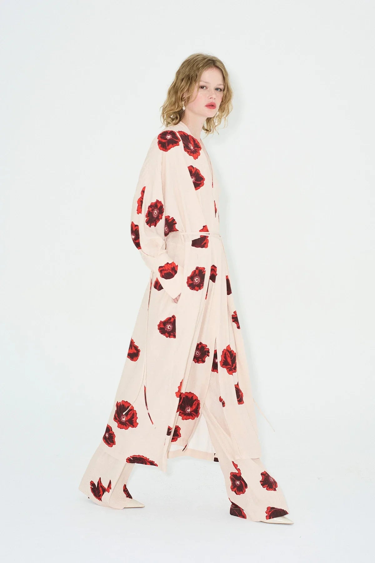 Sahara Print Kimono Dress