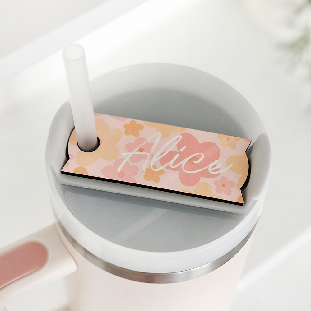 Kişiselleştirilmiş İsimli Bardak Üstü Süsü