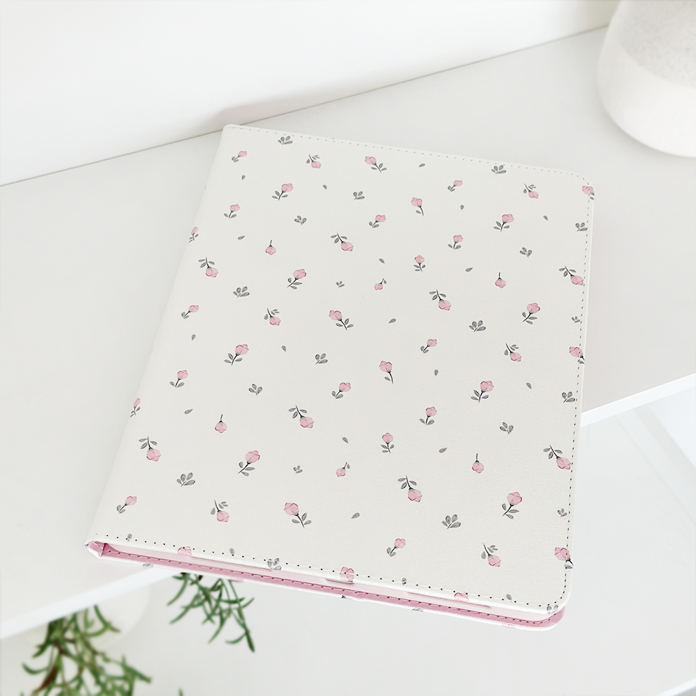 Ditsy Floral White iPad Case